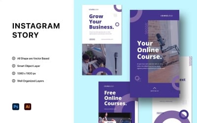 Simple Instagram Story Template