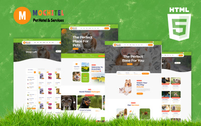 Motchitel Pet Care Shop ve Hizmetler HTML5 Şablonu