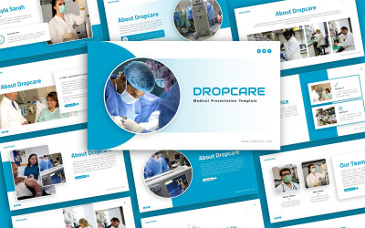 Dropcare - 医疗多用途 PowerPoint 演示模板