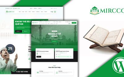 Mircco İslam Merkezi ve Camii WordPress Teması