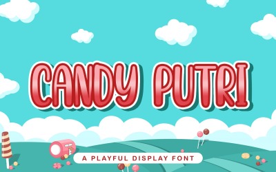 CANDY PUTRI - Carattere di visualizzazione giocoso