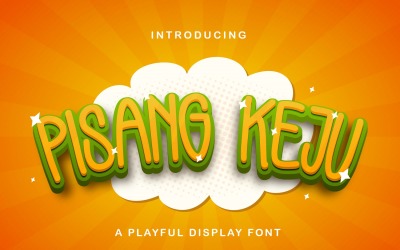 Pisang Keju - Playful Display Font
