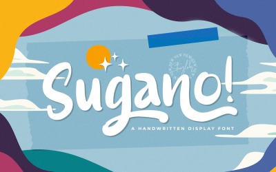 Sugano — odręczna czcionka