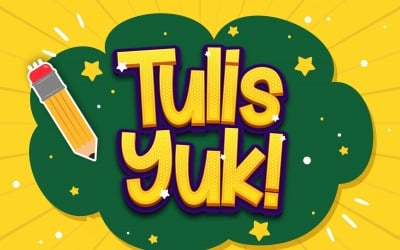 Tulis Yuk - Playful Display Font