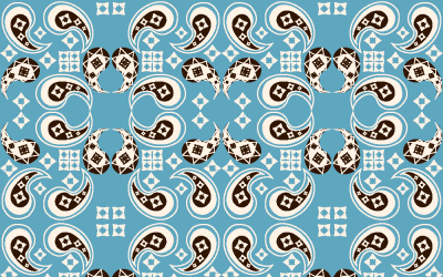 Floral Pattern Paisley Style tr4