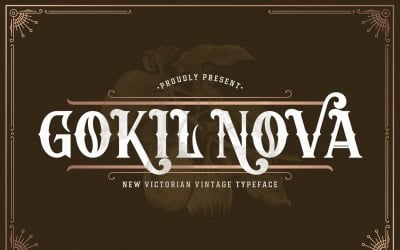 Gokil Nova - 维多利亚风格字体