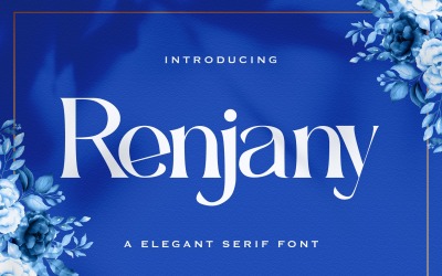 Renjany – елегантний шрифт із засічками