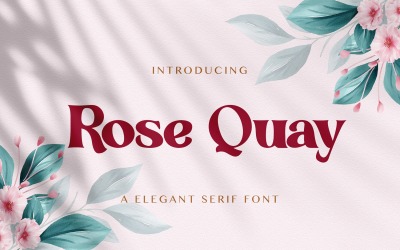 Rose Quay – елегантний шрифт із засічками
