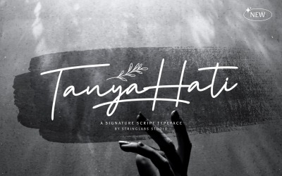 Таня Хати - Шрифт Signature Script