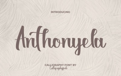 Anthonyela kalligrafifont