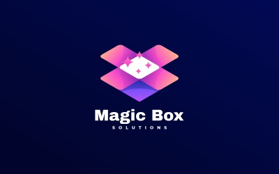 Logo colorato sfumato scatola