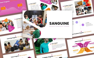 Sanguine - Education Multipurpose PowerPoint šablony