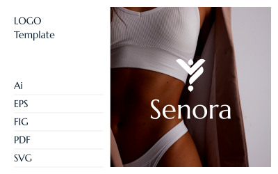 Señora – Abstract Lingerie Logo Template