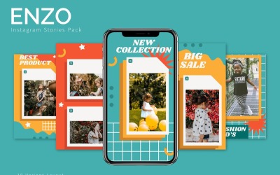 EnzoPRO Instagram történetsablon közösségi média