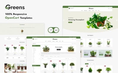 Greens - Plantilla OpenCart de comercio electrónico