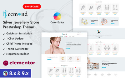 Necmond - Smyckesbutik Prestashop Responsive Theme