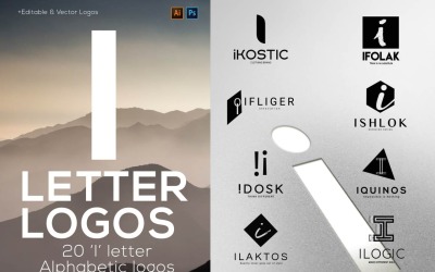 20 &amp;quot;I&amp;quot; bokstäver Alfabetiska logotyper