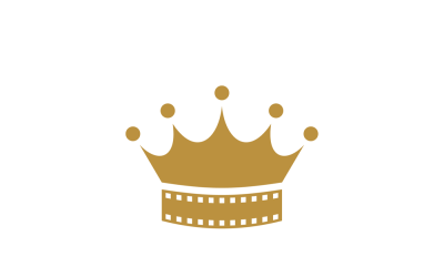 Шаблон логотипу Crown Cinema