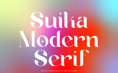 Suika eine moderne / Vintage-Schriftart