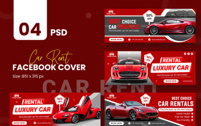 Banner per auto La cronologia di Facebook copre i social media