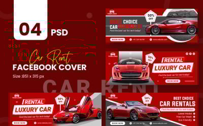 Bilbanner Facebook-tidslinje täcker sociala medier