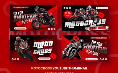 Motocross Motorcycle Szablon Instagram Media społecznościowe