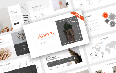 Alanm Minimalist PowerPoint Şablonu