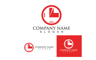 Logo de l&amp;#39;hôpital et modèle de symbole v8