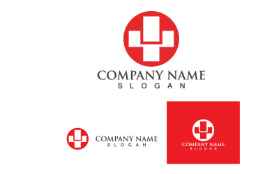 Logo dell&amp;#39;ospedale e modello di simbolo v1