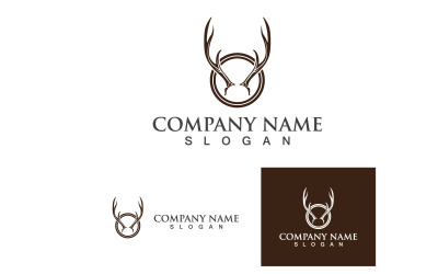 Logo e simbolo del modello di corno di cervo Vol11