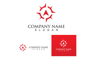 Kompas Logo en Symbool Vector V10