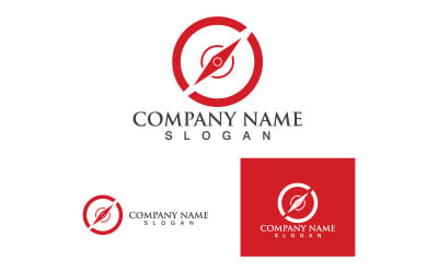 Kompas Logo en Symbool Vector V14