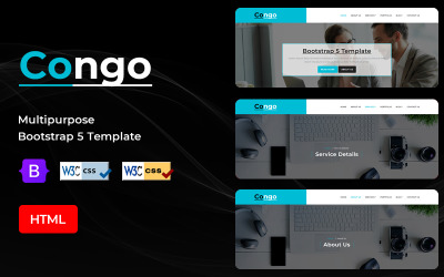 Kongo - Business Bootstrap 5 Responsive Vorlage