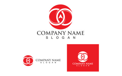 Vector de logotipo y símbolo de brújula V24