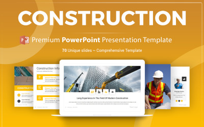 建筑施工PowerPoint模板