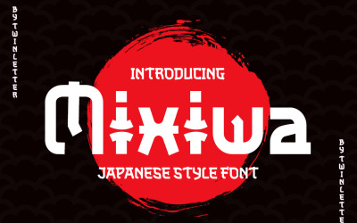 Mixiwa finto carattere giapponese