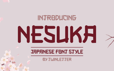 Nesuka finto carattere giapponese