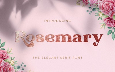 Rosemary - Elegante Serifenschrift
