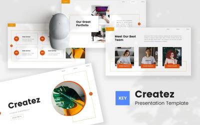Createz — 创意主题演讲模板