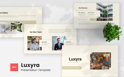 Luxyra - modelo de apresentação de hotel