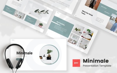 Minimale — Minimalny szablon PowerPoint