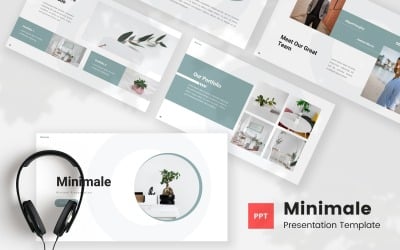 Minimale - Минимальный шаблон PowerPoint