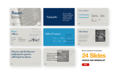 Bauer – Powerpoint-sablon márkairányelvek