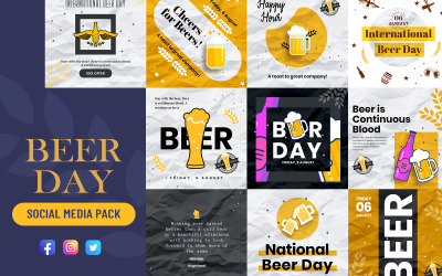 Beer Day Social Media Pack