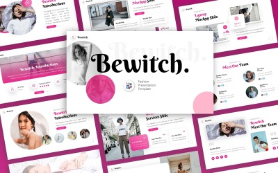 Bewitch – divatos többcélú PowerPoint sablon