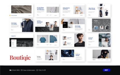 Boutiqie - 时尚主题演讲模板