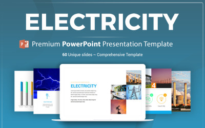 Elektryczność Szablon prezentacji PowerPoint