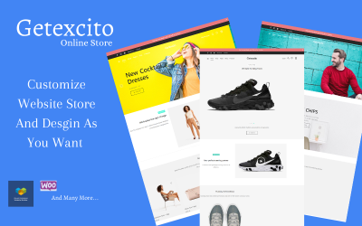 Getexcito |时尚和最小的 Woocommerce 主题