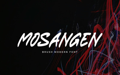 Mosangen – Brush Modern Font
