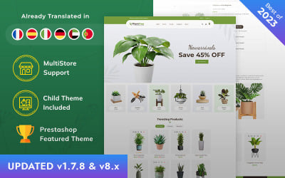 PlantTree PrestaShop Tema multifuncional responsivo